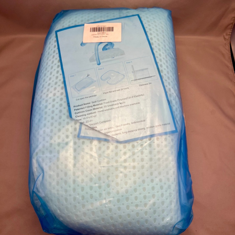 jzbearapt Seat Cushion Unisex 19.3x15x2 New Breathable ZD-01